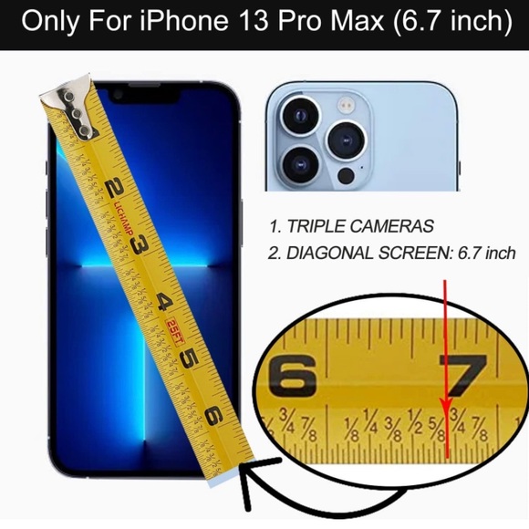 🆕 iPhone 13 Pro Max Cross Body Purse/Wallet Case  with Card Holder 6.7" - Picture 2 of 7